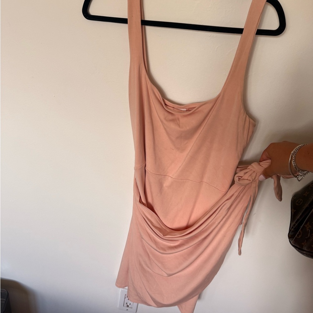 Wilfred Blush Wrap Dress - Short